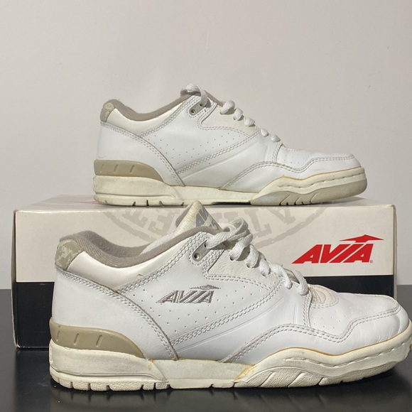 Vintage Womens Avia tennis shoe size 7 all white Y2K streetwear hi top - Picture 4 of 9